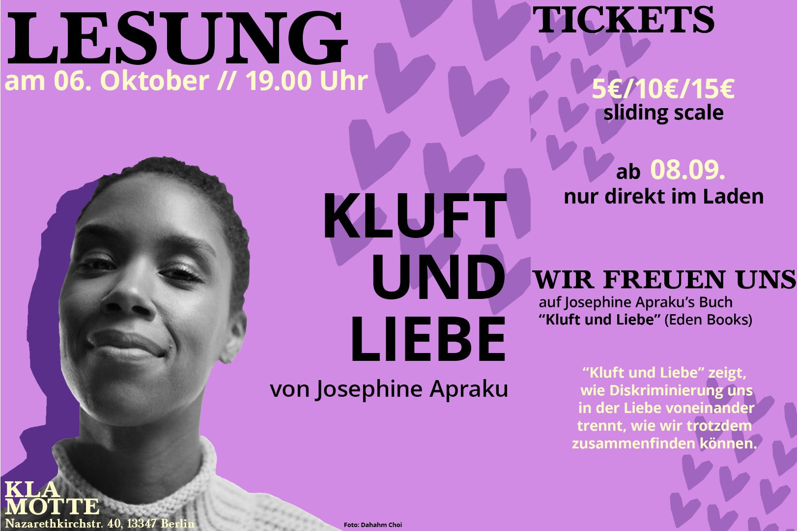 Lesung - Kluft und Liebe