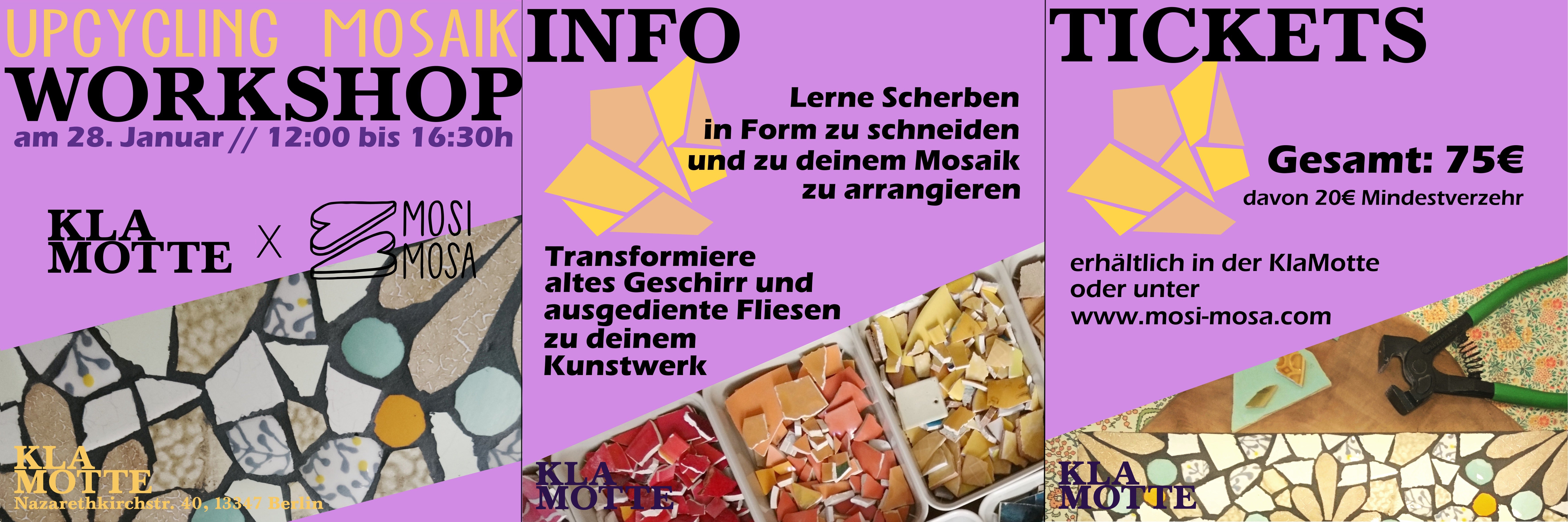 Mosaik Upcycling Workshop